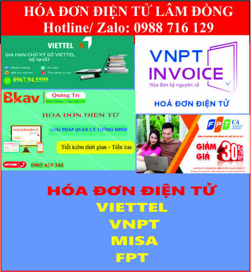 Dịch vụ h&oacute;a đơn điện tử tại L&acirc;m Đồng